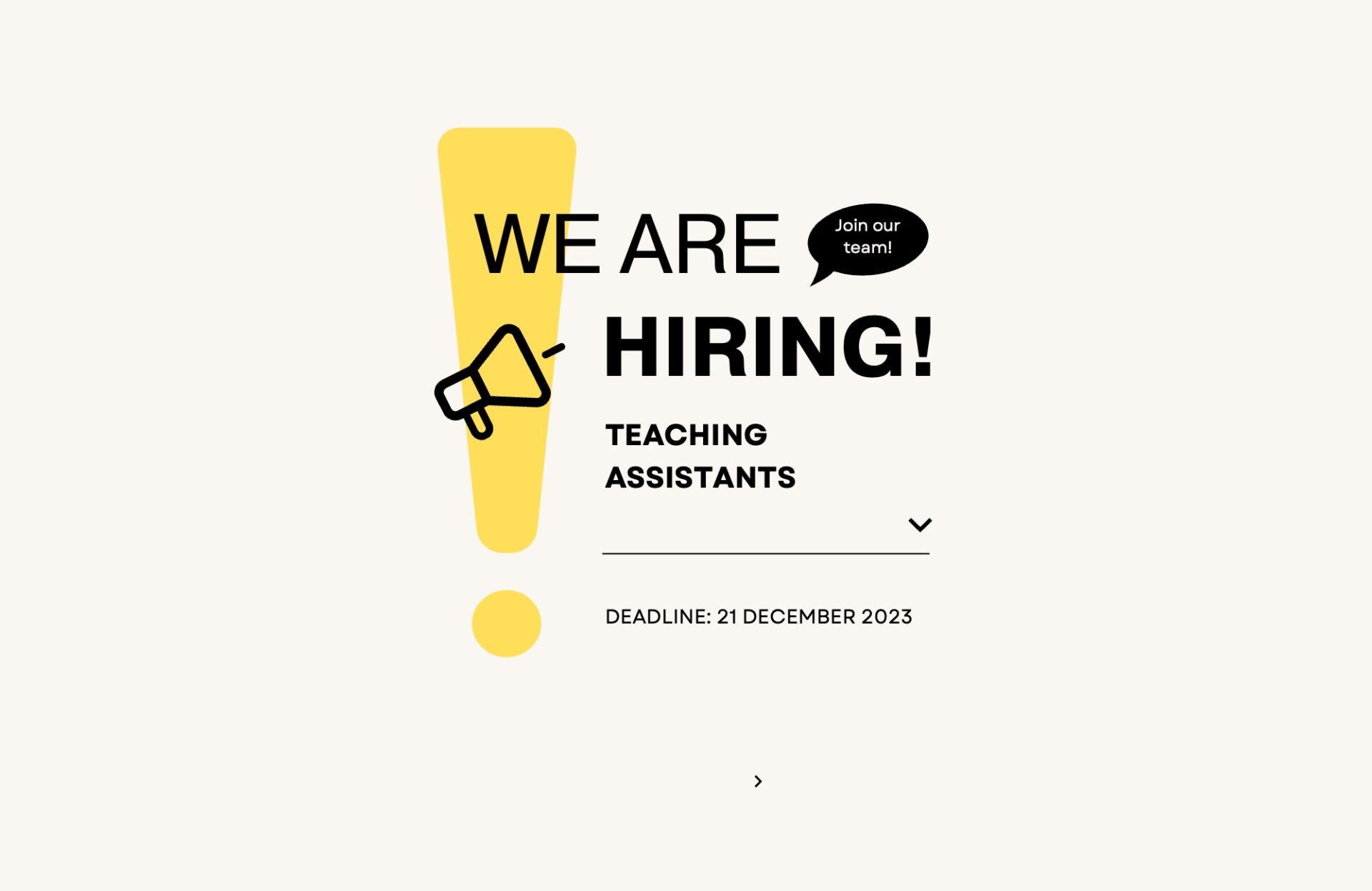 CSII is Hiring Teaching Assistants